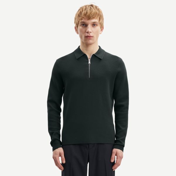 Samsøe Samsøe Guna Half Zip Sweater Antraciet