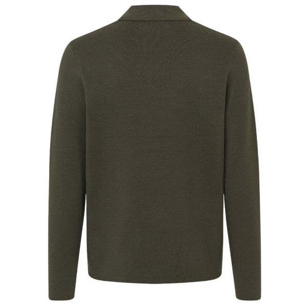 Samsøe Samsøe Guna Half Zip Sweater Donker Groen