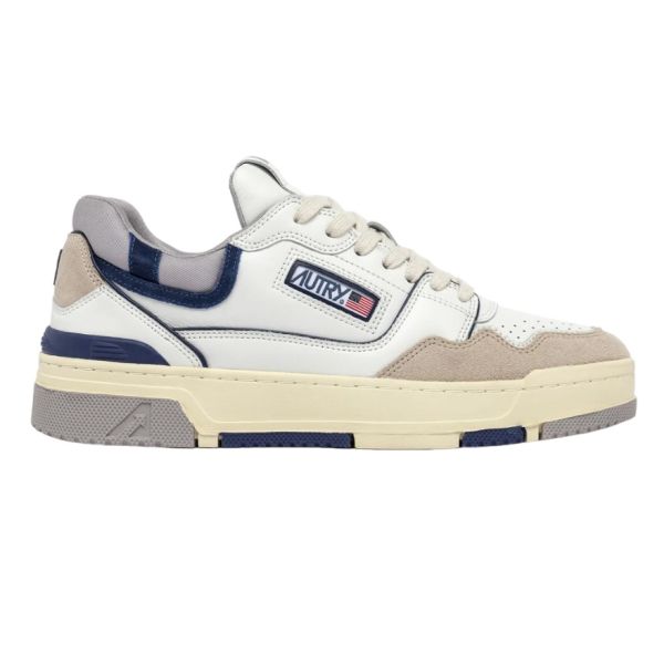 Autry CLC Low Sneaker Wit/Blauw