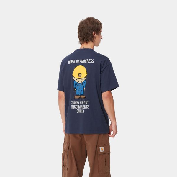 Carhartt Sumimasen T-shirt Donker Blauw
