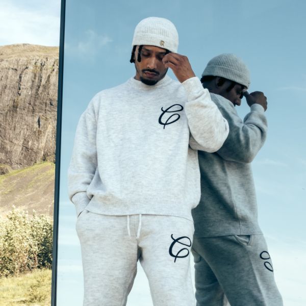 Croyez Essence Knit Sweater Grijs