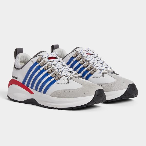 Dsquared2 Dash Sneaker Wit/Blauw