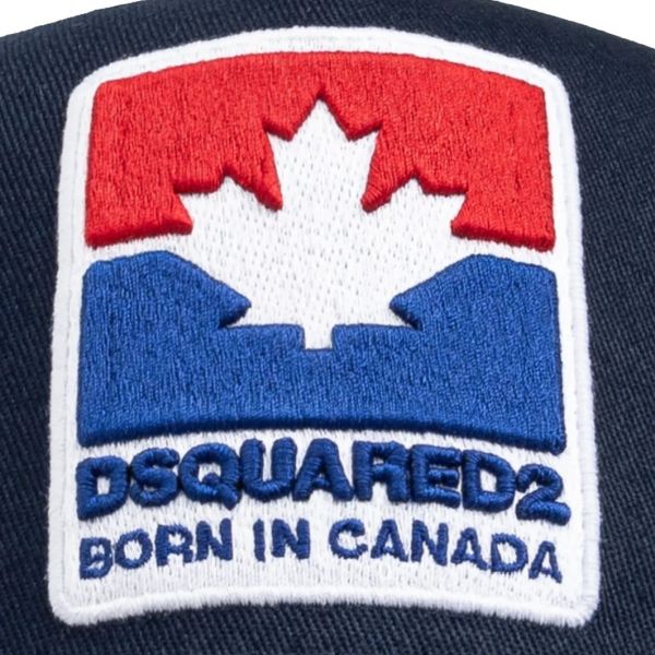 Dsquared2 Leaf Patch Cap Navy