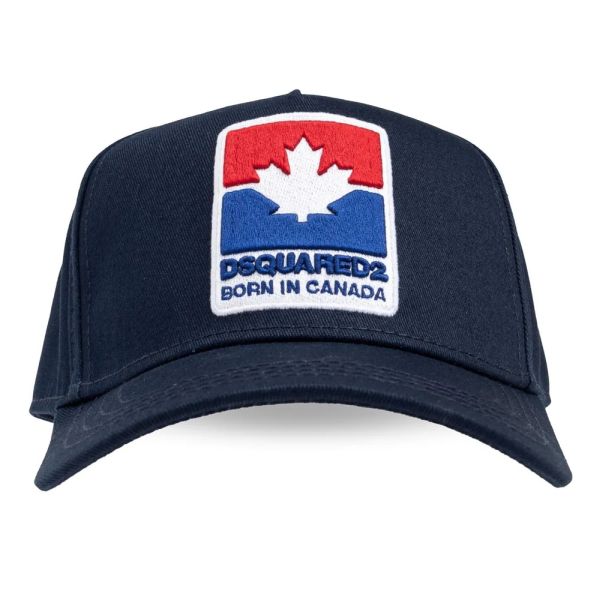 Dsquared2 Leaf Patch Cap Navy