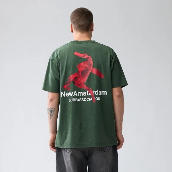 New Amsterdam Surf Association After Surf T-shirt Groen