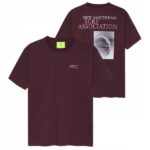 New Amsterdam Surf Association Wire T-shirt Bordeaux
