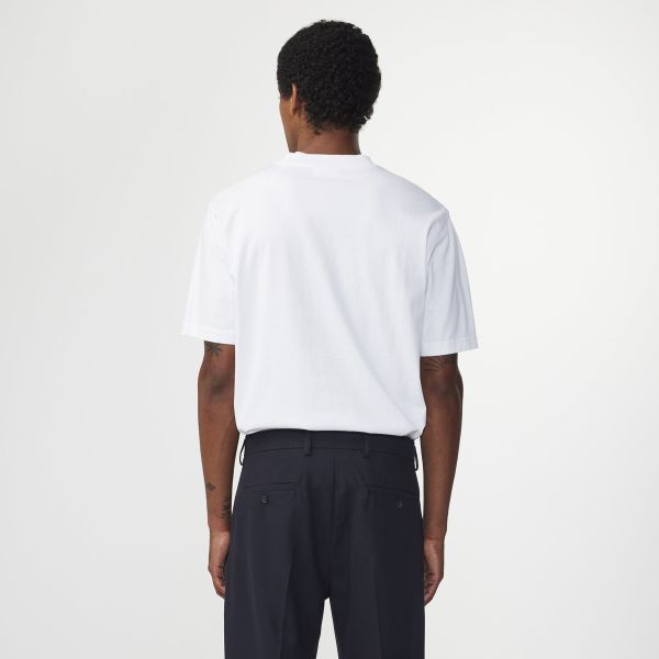 NN.07 Adam Emb T-shirt Wit