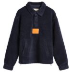 Bram's Fruit Fleece Pullover Polo Navy