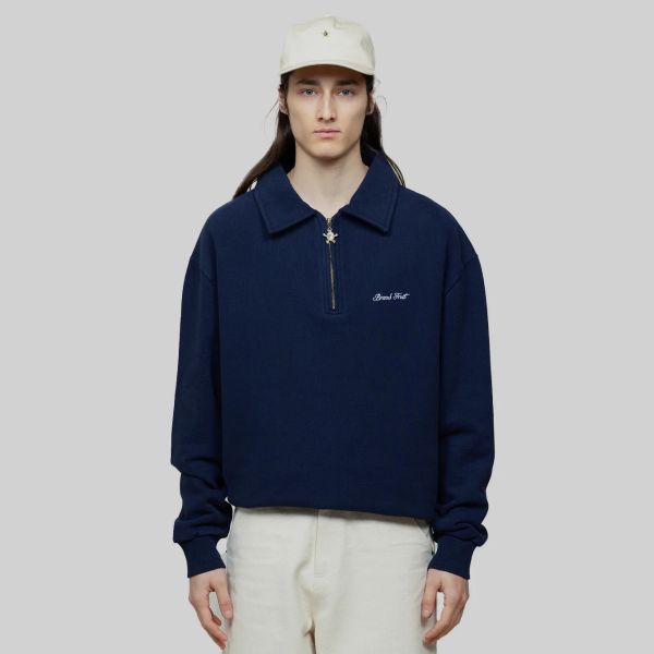 Bram's Fruit Lemon Polo Sweater Navy