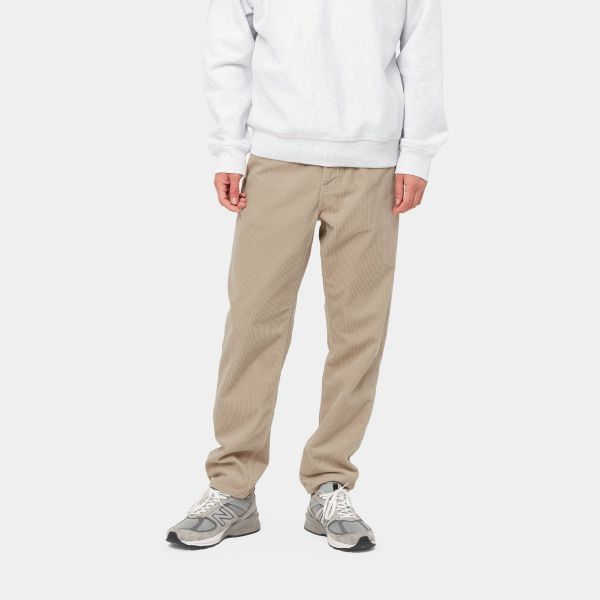 Carhartt Newel Corduroy Broek Beige