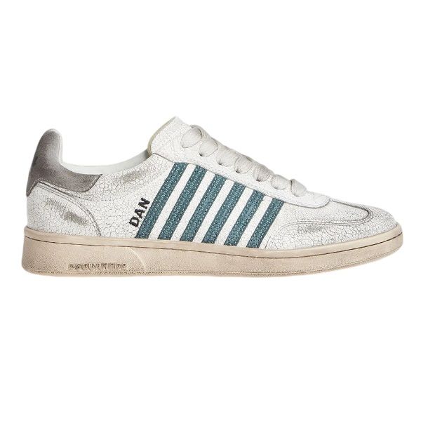 Dsquared2 Vintage Boxer Sneaker Wit/Groen | Mezaldy.com Dsquared2 Vintage Boxer Sneaker Wit/Groen | Mezaldy.com