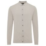 Genti 8 Buttons Overhemd Beige