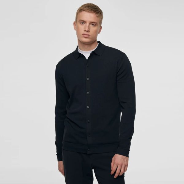 Genti 8 Buttons Overhemd Navy