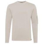 Genti Round Pocket Sweater Beige