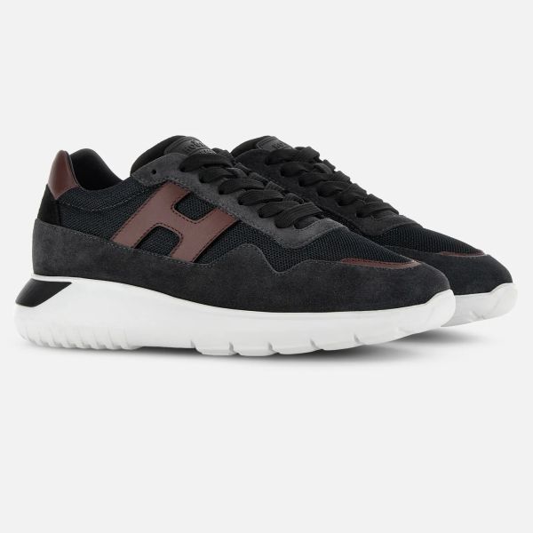 Hogan Interactive Sneaker Zwart/Bruin