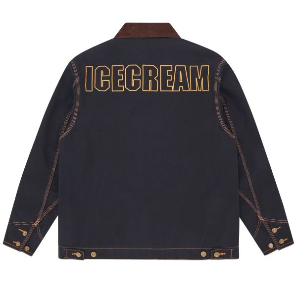 Icecream Canvas Lined Work Jack Navy