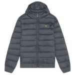Lyle & Scott Wadded Jas Antraciet