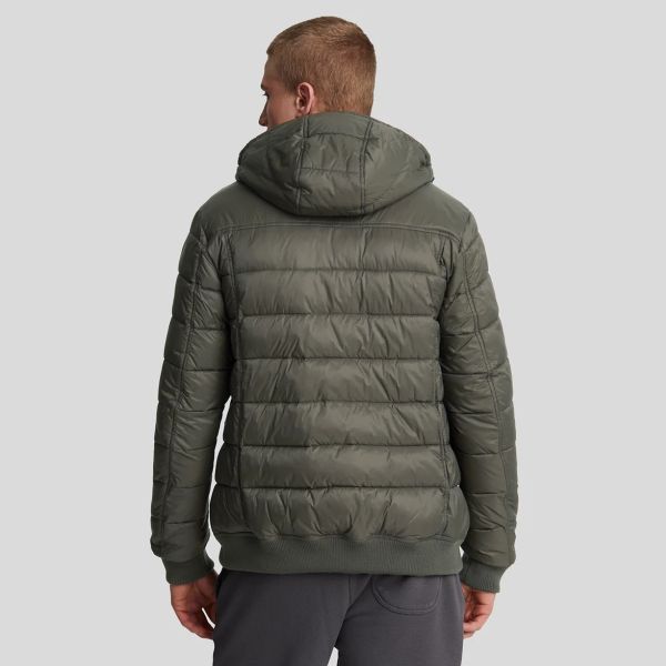 Lyle & Scott Wadded Jas Donker Groen