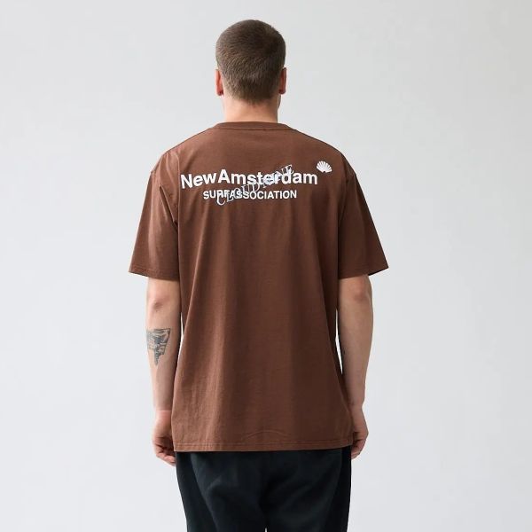 New Amsterdam Surf Association Cloud Nine T-shirt Bruin
