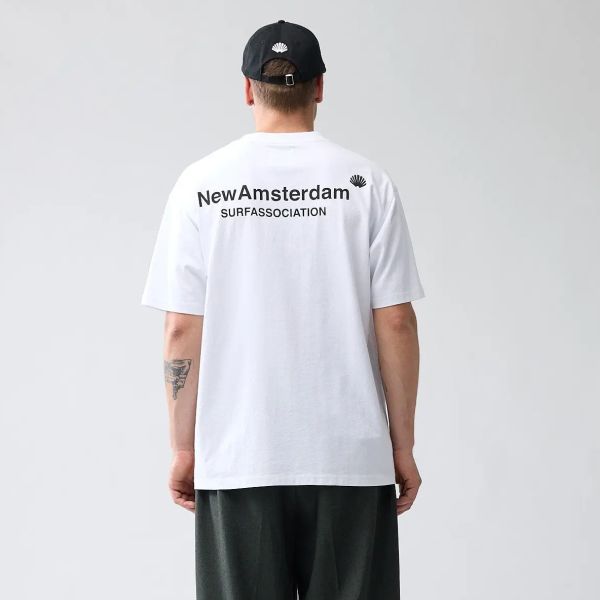 New Amsterdam Surf Association Logo T-shirt Wit