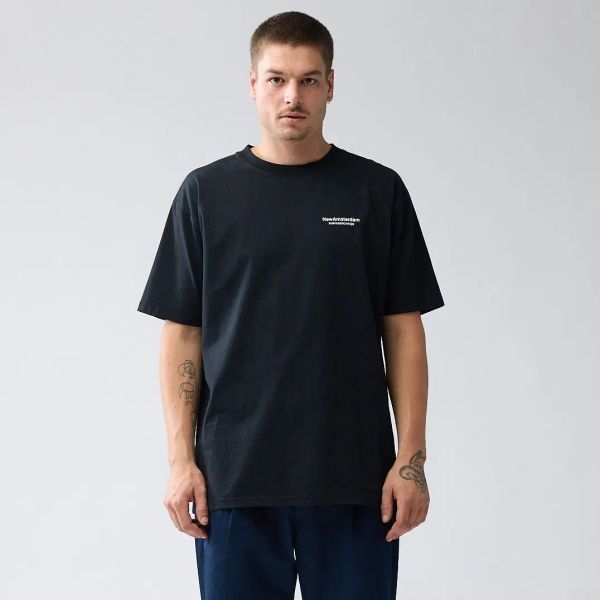 New Amsterdam Surf Association Oyster T-shirt Zwart