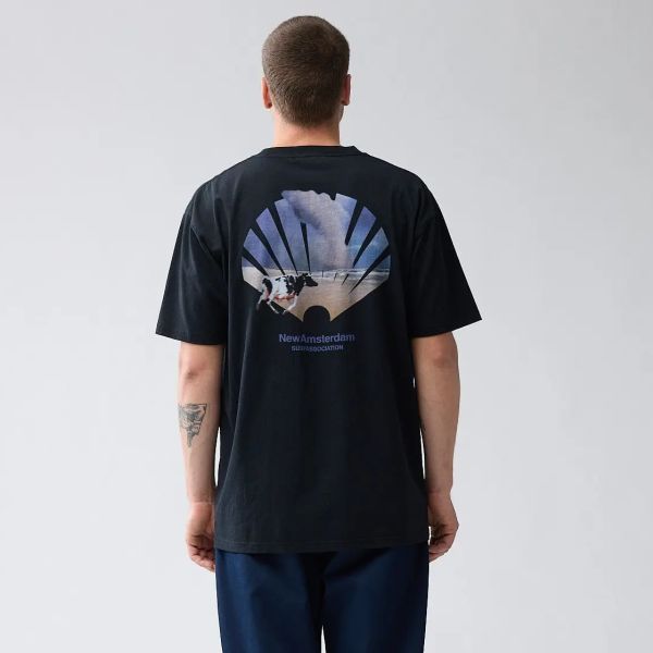 New Amsterdam Surf Association Oyster T-shirt Zwart