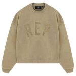 Represent Rep Applique Sweater Beige