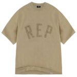 Represent Rep Applique T-shirt Beige