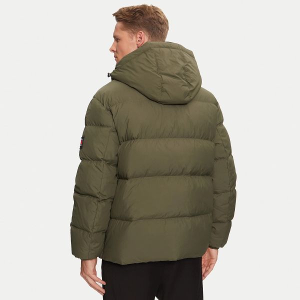 Tommy Jeans Essential Down Puffer Donker Groen