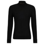 Boss Avac Turtleneck Sweater Zwart
