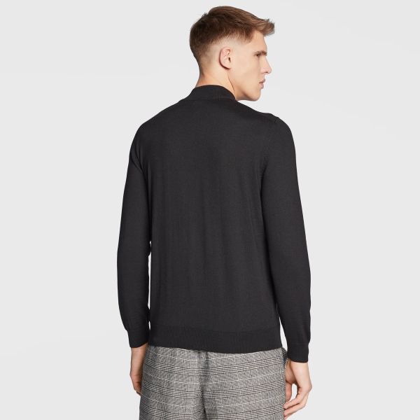 Boss Balonso Knit Vest Zwart