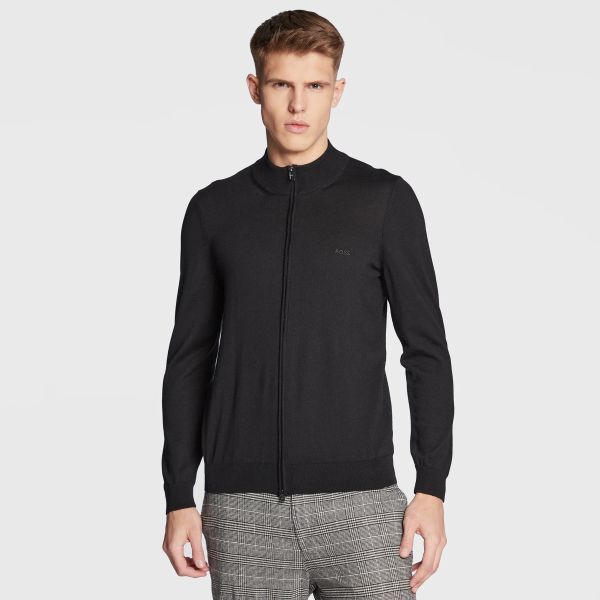 Boss Balonso Knit Vest Zwart