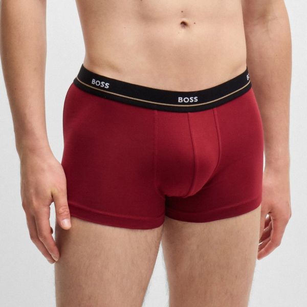 Boss Trunk Boxer 5-Pack Rood/Navy/Zwart/Blauw