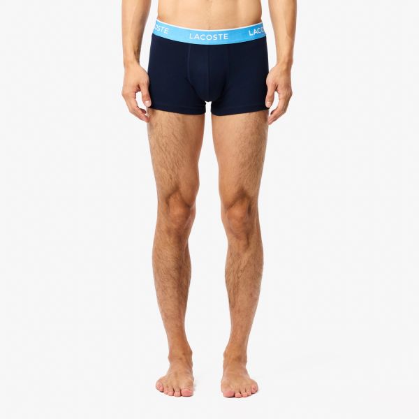 Lacoste 3-Pack Boxer Navy/Roze/Licht Blauw