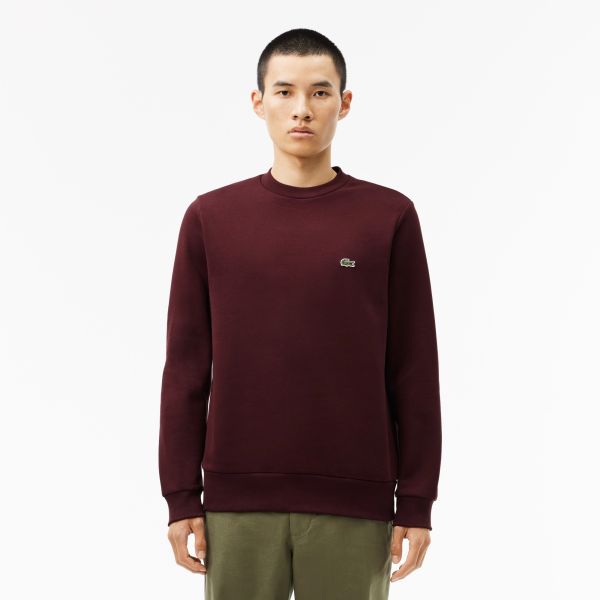 Lacoste Crewneck Sweater Bordeaux