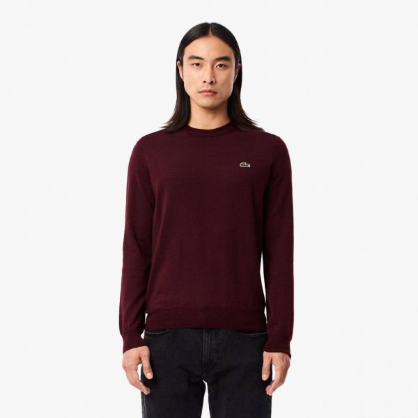 Lacoste Pullover Sweater Bordeaux