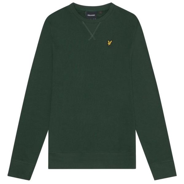 Lyle & Scott Crewneck Sweater Donker Groen