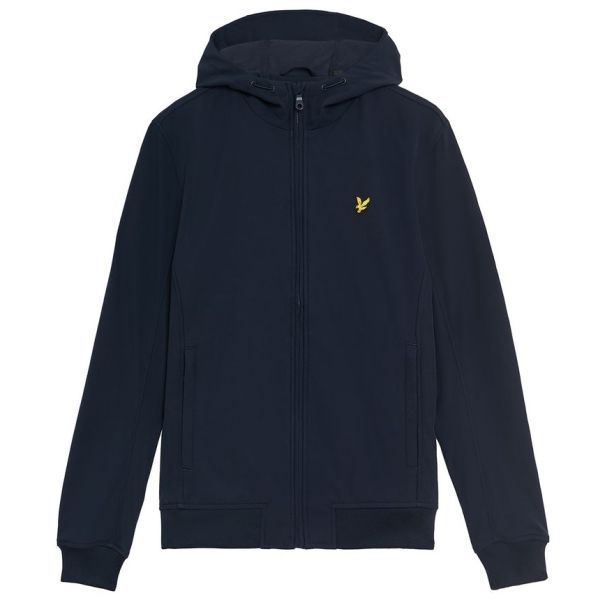 Lyle & Scott Fleece Back Softshell Jack Navy