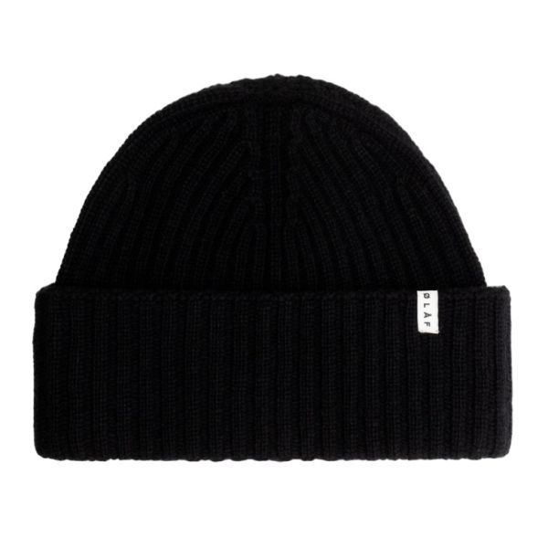 Olaf Wool Muts Zwart