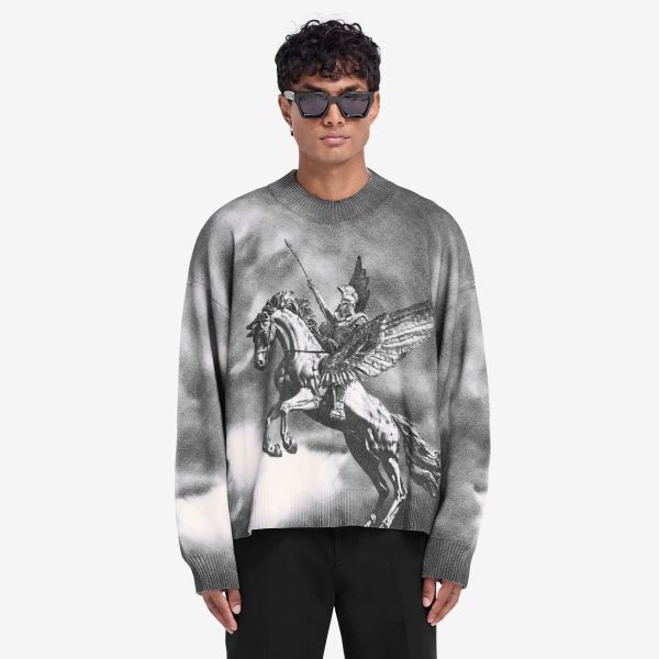 Represent Mascot Knit Sweater Grijs