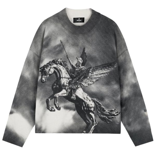 Represent Mascot Knit Sweater Grijs