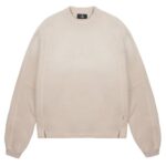 Represent Stepped Hem Sweater Beige
