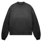 Represent Stepped Hem Sweater Zwart