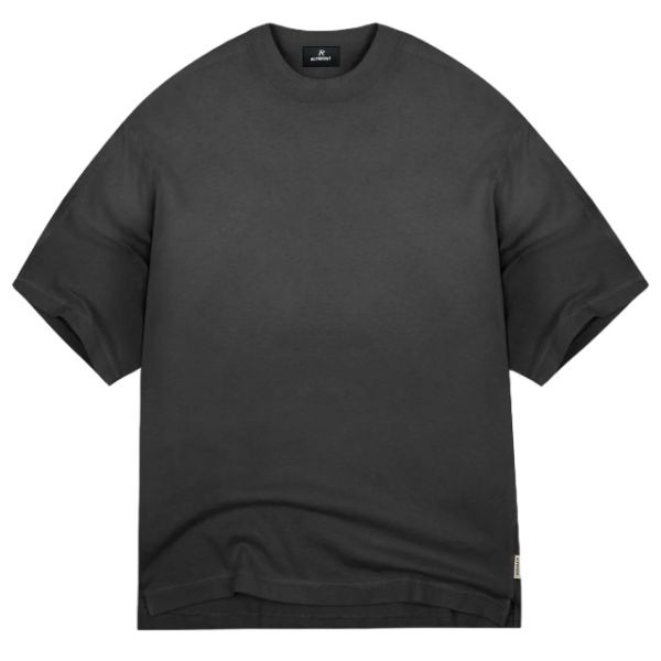 Represent Stepped Hem T-shirt Zwart