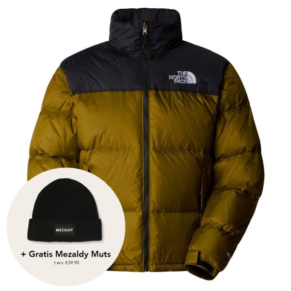the north face 1996 retro nuptse jas 1 donker groen