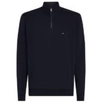 Tommy Hilfiger Essential Intechno Quarter Zip Sweater Navy