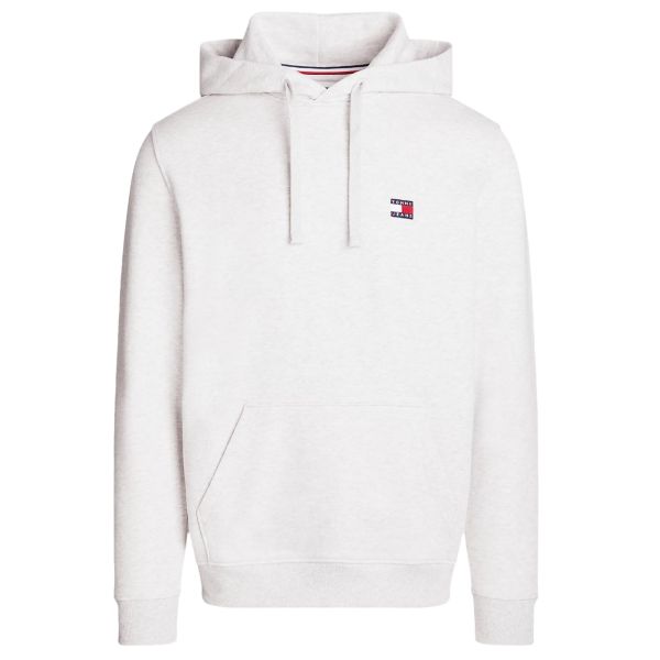 Tommy Jeans Badge Hoodie Licht Grijs