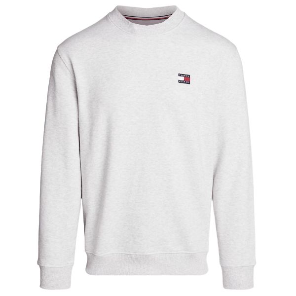 Tommy Jeans Badge Sweater Licht Grijs