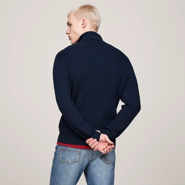 Tommy Jeans Slim Badge Vest Navy