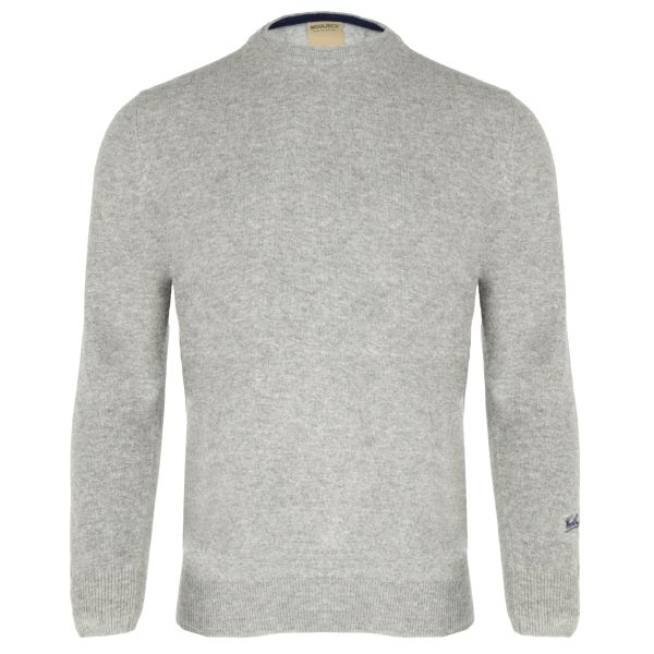 Woolrich Lambswool Sweater Grijs